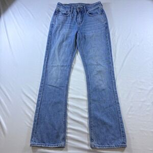 American Eagle 90s Bootcut Jeans Light Wash High Rise Y2K Denim Size 2 Regular